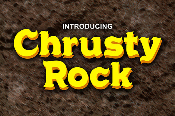 Chrusty Rock Font - Featured Image