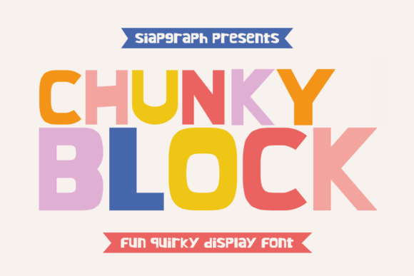Chunky Block Font - Featured Image