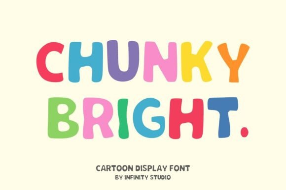 Chunky Bright Font - Featured Image