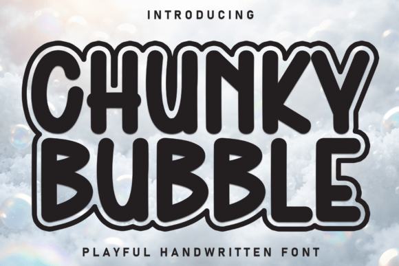 Chunky Bubble Font - Featured Image