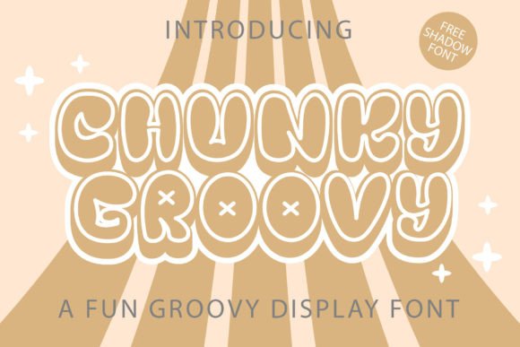 Chunky Groovy Font - Featured Image