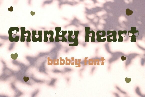 Chunky Heart Font - Featured Image