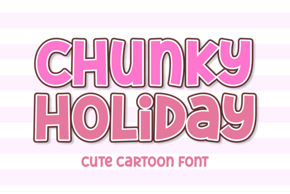 Chunky Holiday Font - Featured Image