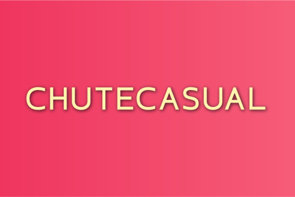 Chutecasual Font - Featured Image