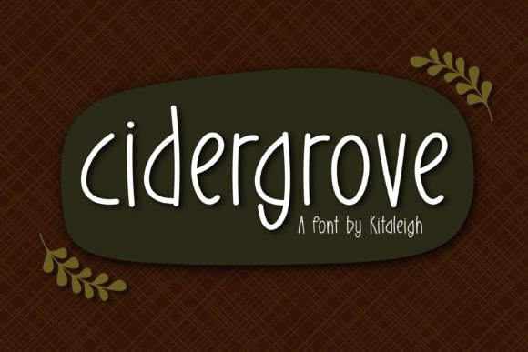 Cidergrove Font - Featured Image