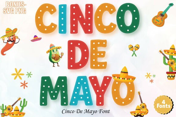 Cinco De Mayo Font - Featured Image