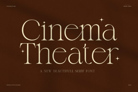 Cinema Theater Font - Featured Image