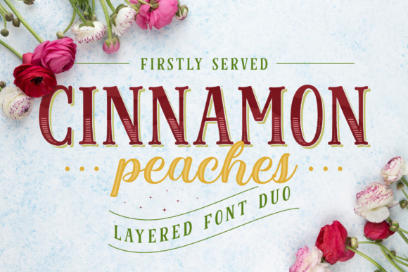 Cinnamon Peaches Family Font - Featured Image