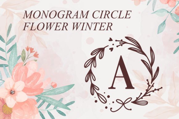 Circle Flower Winter Font - Featured Image