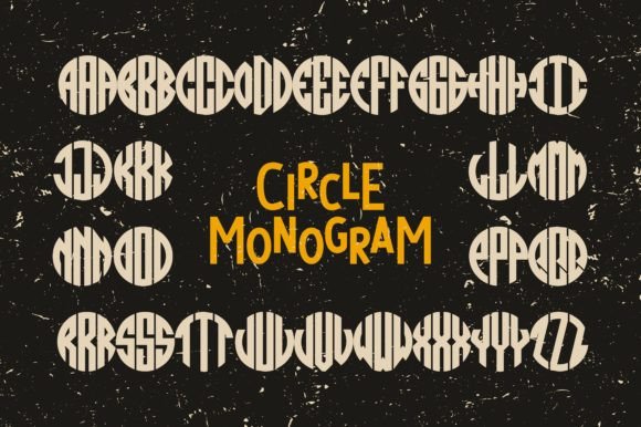 Circle Monogram Font - Featured Image