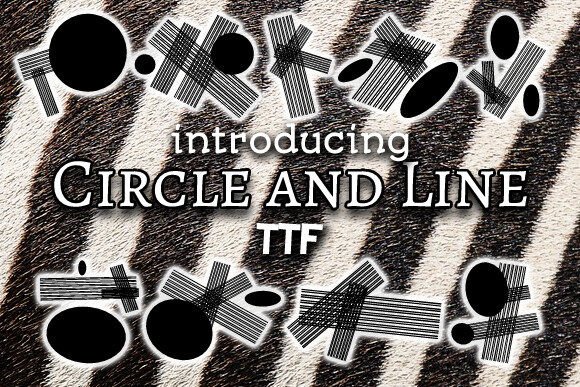 Circle and Line Font - Featured Image