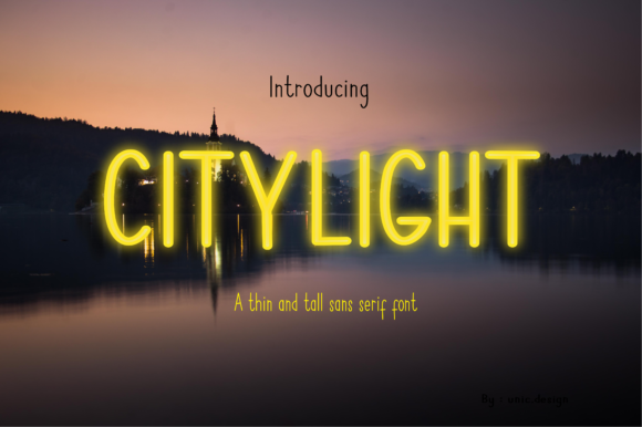 Citilight Font - Featured Image