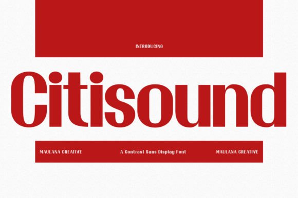Citisound Font - Featured Image