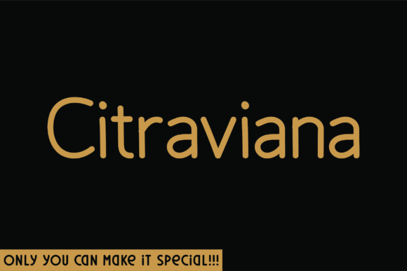 Citraviana Font - Featured Image