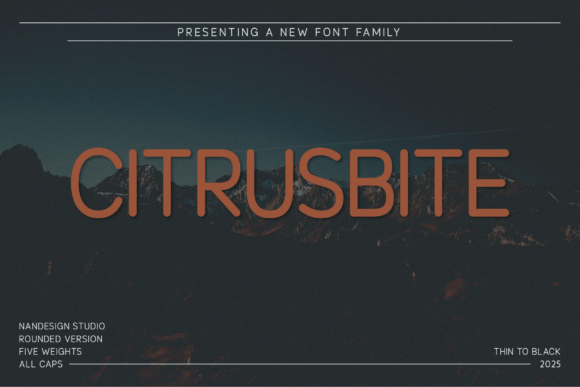 Citrusbite Rounded Font - Featured Image