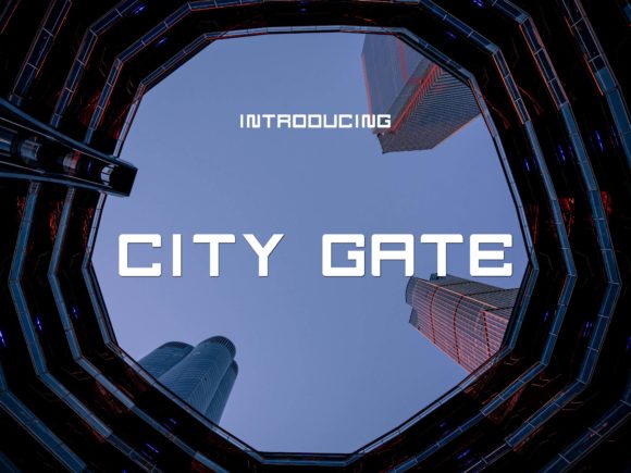 City Gate Font - Featured Image