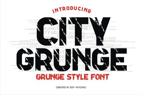 City Grunge Font - Featured Image