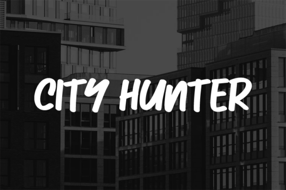 City Hunter Font - Featured Image
