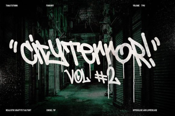 City Terror Vol2 Font - Featured Image