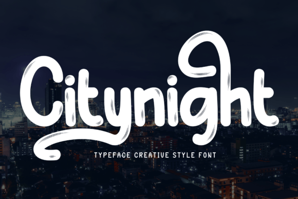 Citynight Font - Featured Image