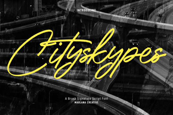 Cityskypes Font - Featured Image