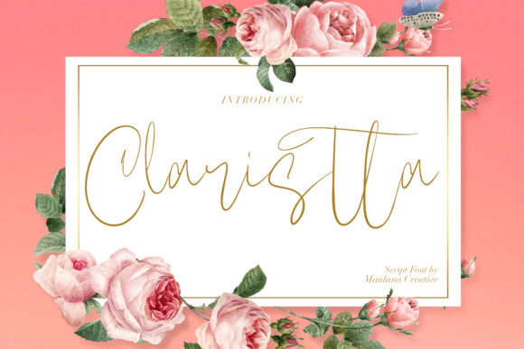 Claristta Font - Featured Image