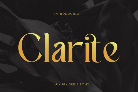 Clarite Regular Font - Featured Image