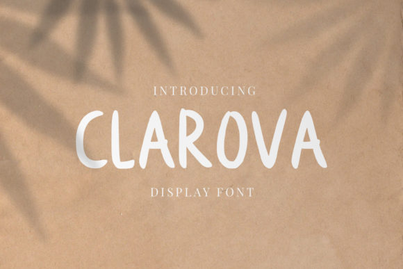 Clarova Font - Featured Image