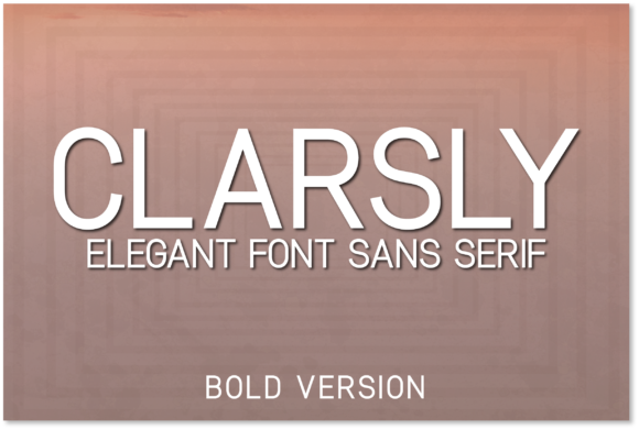 Clarsly Bold Font - Featured Image