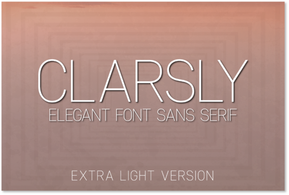 Clarsly Extra Light Font - Featured Image