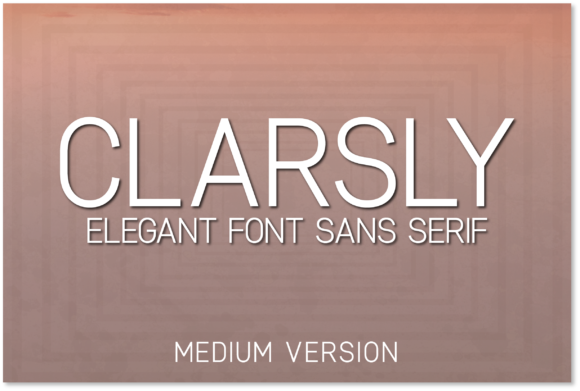 Clarsly Medium Font - Featured Image