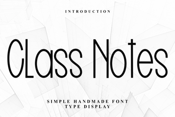 Class Notes Font - Featured Image