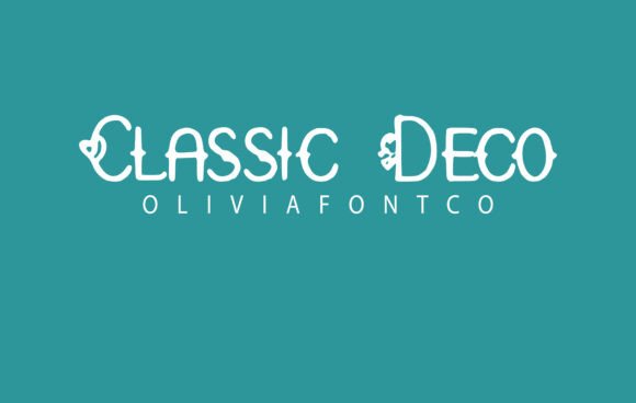 Classic Deco Font - Featured Image