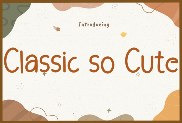 Classic so Cute Font - Featured Image