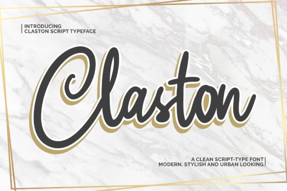 Claston Font - Featured Image