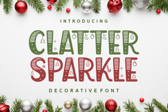 Clatter Sparkle Font - Featured Image