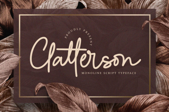 Clatterson Font - Featured Image