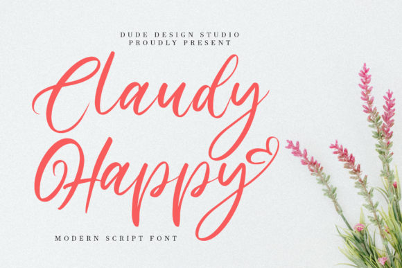 Claudy Happy Font - Featured Image