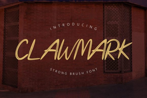 Clawmark Font - Featured Image