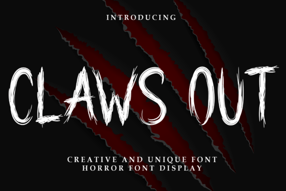 Claws out Font Font - Featured Image