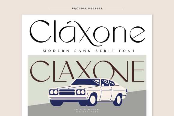 Claxone Font - Featured Image