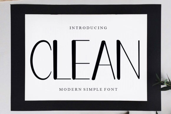 Clean Font - Featured Image