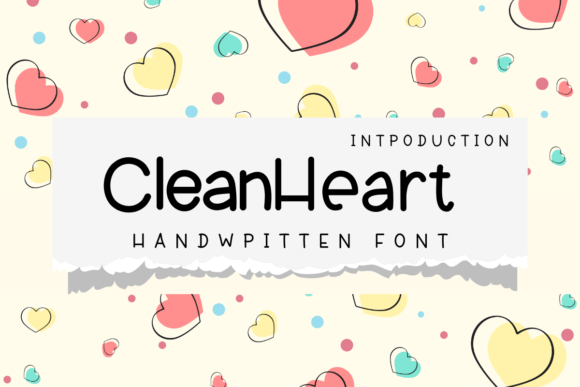 Clean Heart Font - Featured Image