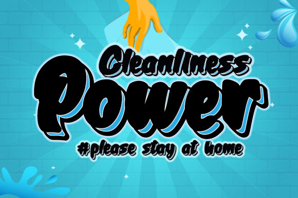 Cleanliness Power Font - Featured Image