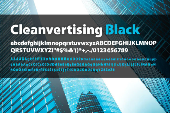 Cleanvertising Font - Featured Image