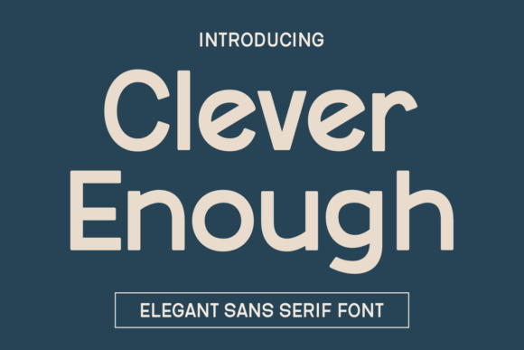 Clever Enough Font - Featured Image