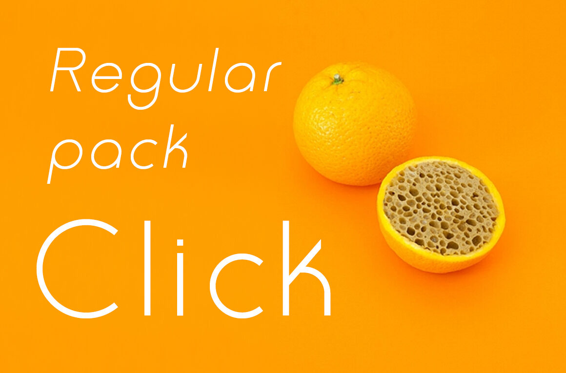 Click Regular Pack Font - Featured Image