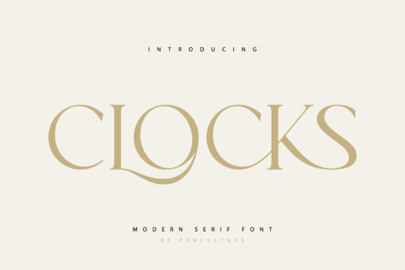 Clocks Font - Featured Image