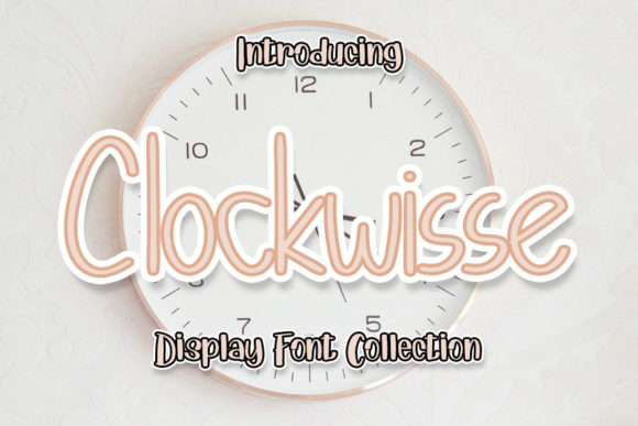 Clockwisse Font - Featured Image