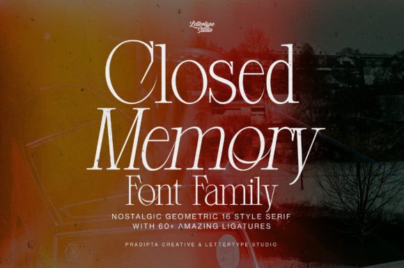 Closed Memory Font - Featured Image